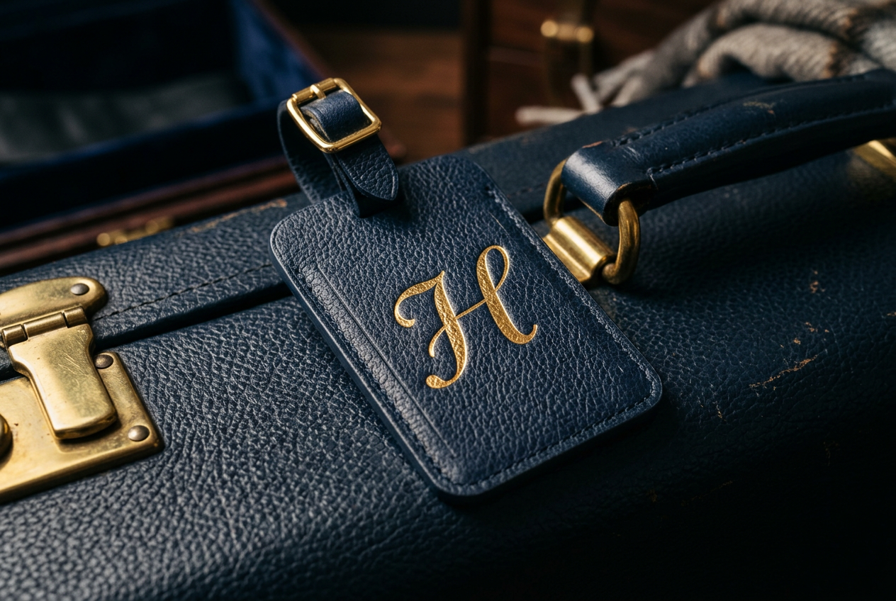Monogram H Luggage Tag