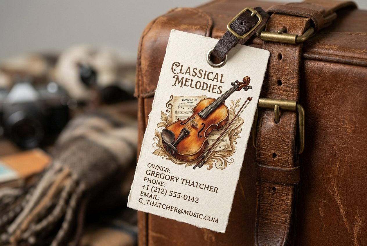 Printable Luggage Tags